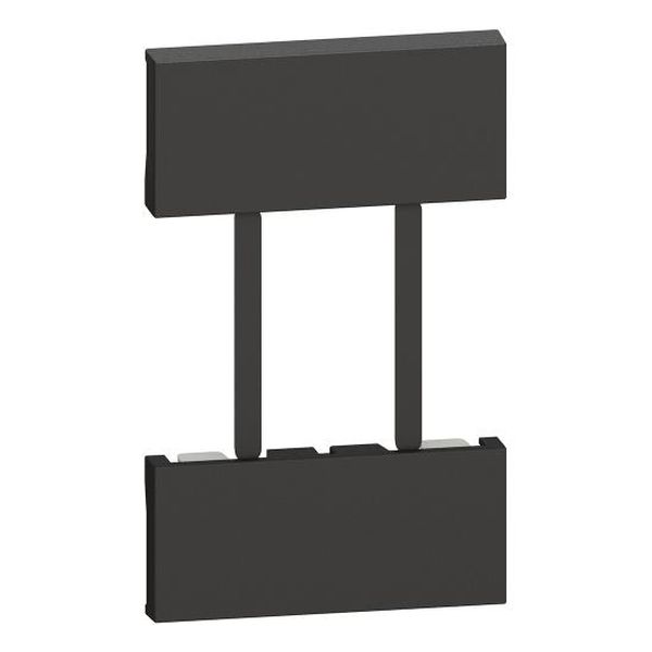 BTICINO - ЛИЦЕВ ПАНЕЛ ЗА GATEWAY СЪС SMART КОНТАКТ НЕМСКИ СТАНДАРТ 2 МОД. LIVING NOW ЧЕРЕН KG51