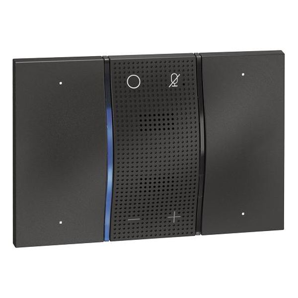 BTICINO - ГЛАСОВ КОНТРОЛ С ВГРАДЕН AMAZON ALEXA 3МОД. ЧЕРНО KG8013 LIVING NOW SMART