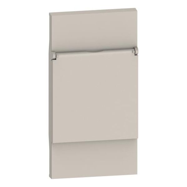 BTICINO - ЛИЦЕВ ПАНЕЛ С КАПАЧЕ ЗА КОНТАКТ ШУКО 2 МОД. ЦВЯТ КРЕМ LIVING NOW BTICINO KM04P