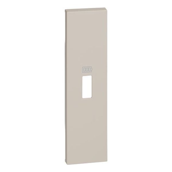 BTICINO - ЛИЦЕВ ПАНЕЛ ЗА USB РОЗЕТКА ТИП A ИЛИ C 1 МОД. ЦВЯТ КРЕМ LIVING NOW BTICINO KM10C