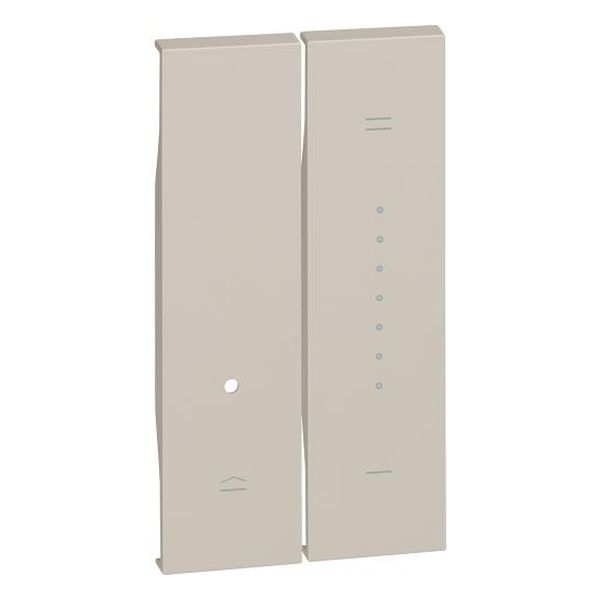 BTICINO - ЛИЦЕВ ПАНЕЛ ЗА ДИМЕР 2 МОД. ЦВЯТ КРЕМ LIVING NOW BTICINO KM19