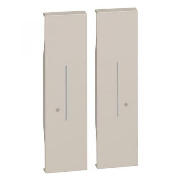 BTICINO - ЛИЦЕВ ПАНЕЛ ЗА СЕРИЕН SMART КЛЮЧ 2 МОД. БЕЗЖИЧЕН ПОДВИЖЕН КРЕМ LIVING NOW BTICINO NETATMO KM36M2