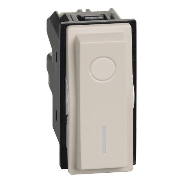 BTICINO - КЛЮЧ ЗА БОЙЛЕР 1 МОДУЛ 16A /ДВУПОЛЮСЕН/ ЦВЯТ КРЕМ LIVING NOW BTICINO KM4002