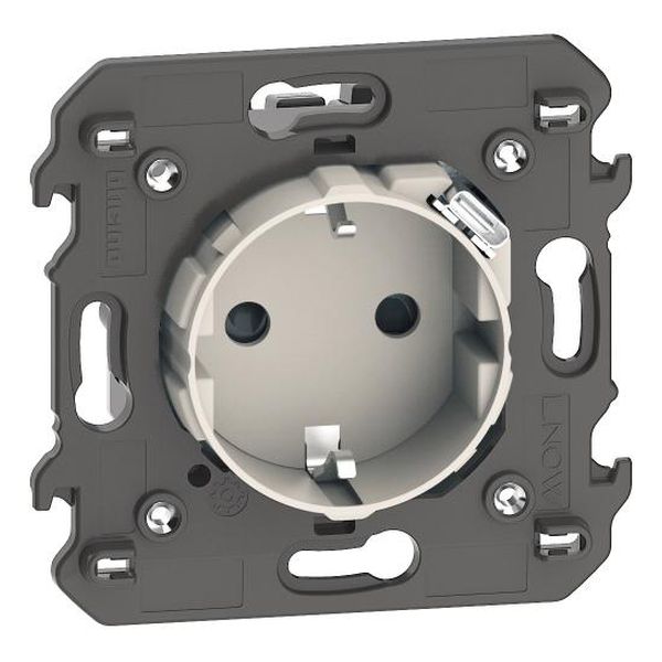 BTICINO - КОНТАКТ ШУКО 16А ДЕТСКА ЗАЩИТА + USB ТИП C 1,5A 2МОД. LIVING NOW КРЕМ KM4141USB