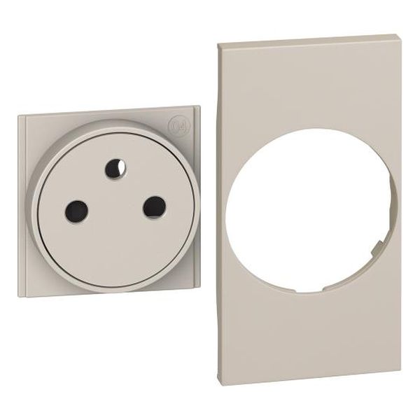 BTICINO - ЛИЦЕВ ПАНЕЛ ЗА КОНТАКТ ФРЕНСКИ СТАНДАРТ 2 МОД. ЦВЯТ КРЕМ LIVING NOW BTICINO KM55F