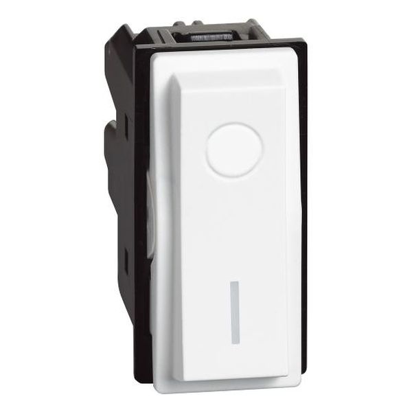 BTICINO - КЛЮЧ ЗА БОЙЛЕР 1 МОДУЛ 16A /ДВУПОЛЮСЕН/ ЦВЯТ БЯЛ LIVING NOW BTICINO KW4002