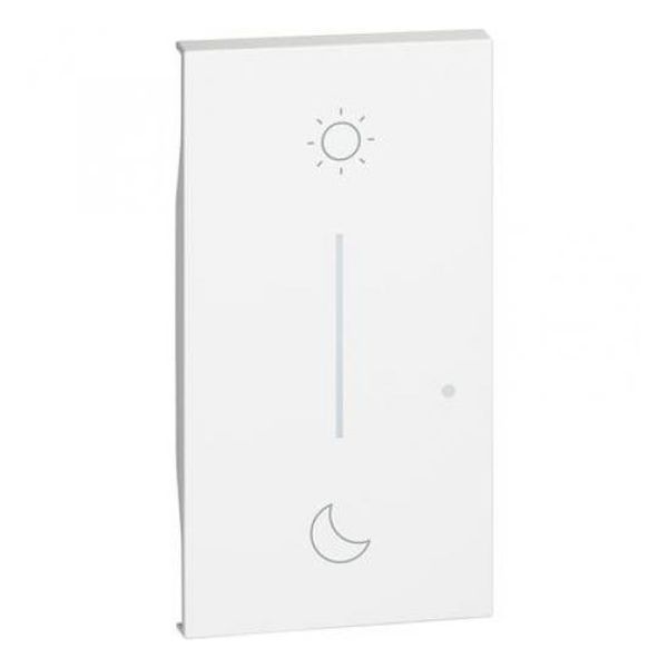 BTICINO - ЛИЦЕВ ПАНЕЛ ЗА SMART СЦЕНАРИЕН КЛЮЧ "СЪБУЖДАМ СЕ/ЗАСПИВАМ" 2 МОД. БЯЛ LIVING NOW BTICINO NETATMO KW41M2