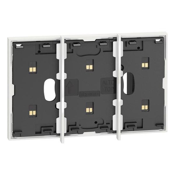 BTICINO - ЕЛЕКТРИФИЦИРАН ЛИЦЕВ ПАНЕЛ 3 МОД. ЦВЯТ БЯЛ LIVING NOW BTICINO KW8102P1