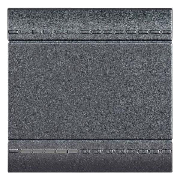 BTICINO - L4001M2N КЛЮЧ ОБИКНОВЕН 2 МОДУЛ АНТРАЦИТ