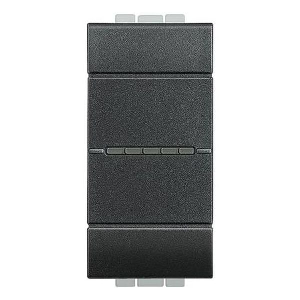 BTICINO - L4051A КЛЮЧ АКСИАЛЕН ОБИКНОВЕН 1 МОДУЛ АНТРАЦИТ LIVINGLIGHT