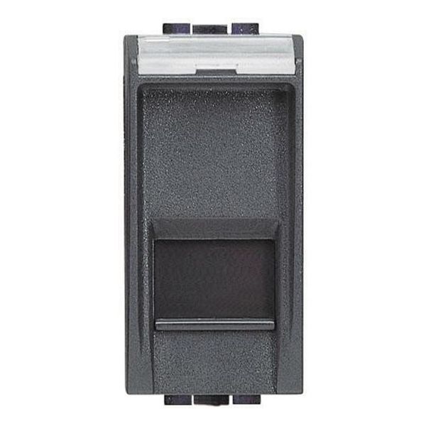 BTICINO - L4279C5E КОМПЮТЪРНА РОЗЕТКА RJ45 КАТ.5 UTP АНТРАЦИТ
