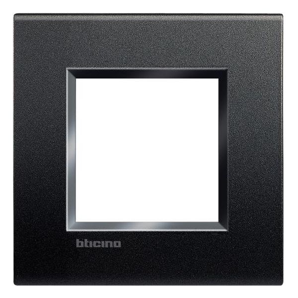 BTICINO - LNA4802AR РАМКА 2М ANTHRACITE ПРАВОЪГЪЛНА LIVINGLIGHT