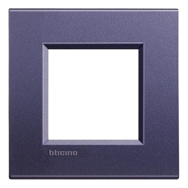 BTICINO - LNA4802CB РАМКА 2М CLUB ПРАВОЪГЪЛНА МЕТАЛНА LIVINGLIGHT