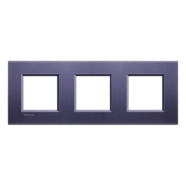 BTICINO - LNA4802M3CB ТРОЙНА РАМКА 3Х2М CLUB МЕТАЛНА ПРАВОЪГЪЛНА LIVINGLIGHT