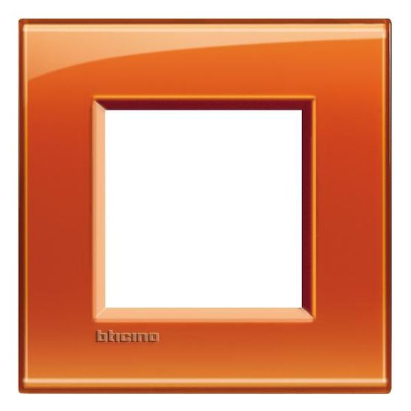 BTICINO - LNA4802OD РАМКА 2М ORANGE ПРАВОЪГЪЛНА LIVINGLIGHT