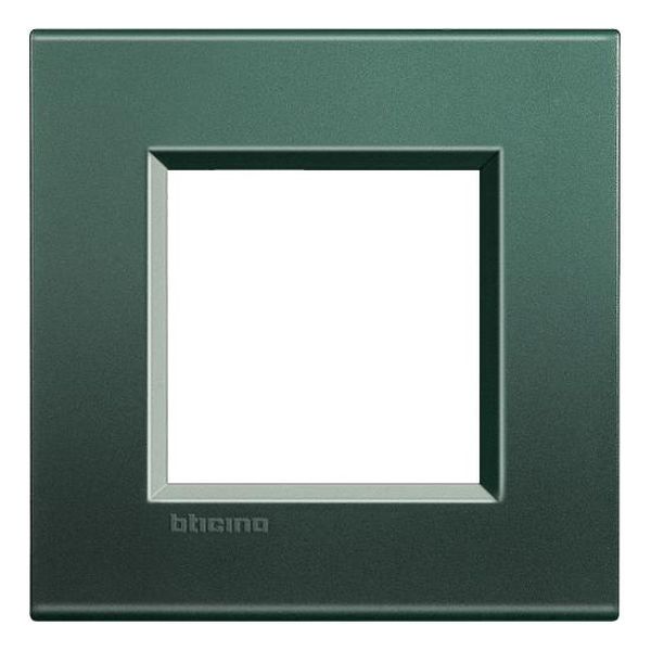 BTICINO - LNA4802PK РАМКА 2М PARK МЕТАЛНА ПРАВОЪГЪЛНА LIVINGLIGHT