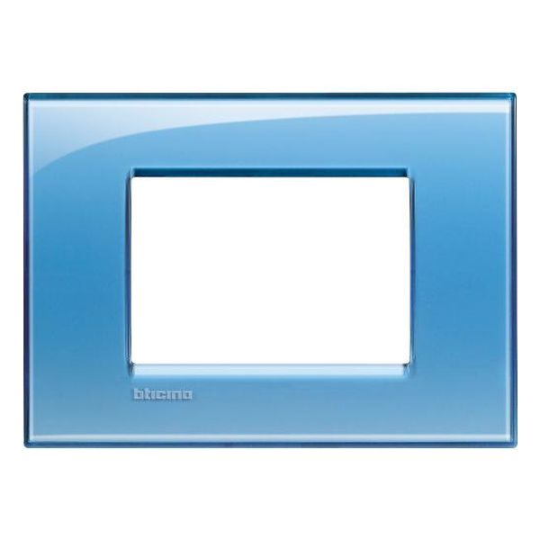 BTICINO - LNA4803AD РАМКА 3М BLUE ПРАВОЪГЪЛНА LIVINGLIGHT