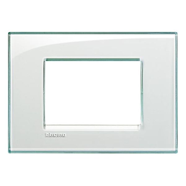 BTICINO - LNA4803KA РАМКА 3М ACQUAMARINE ПРАВОЪГЪЛНА TECHNOPOLYMER LIVINGLIGHT