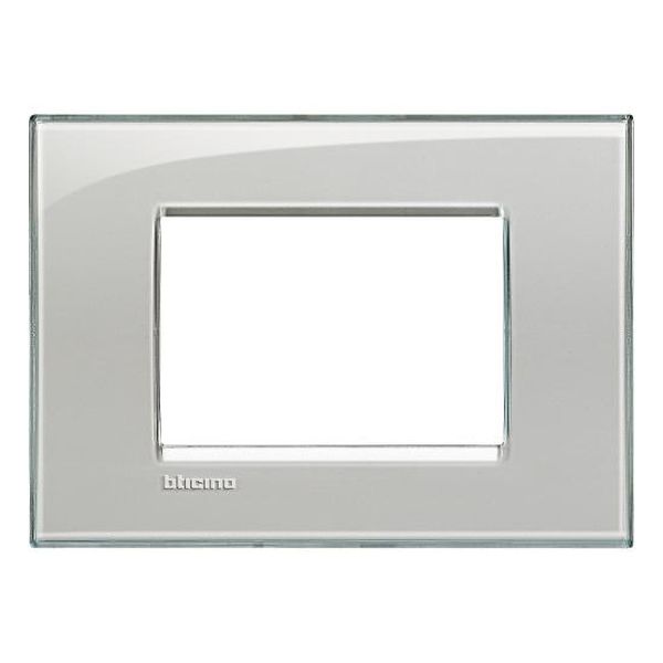 BTICINO - LNA4803KG РАМКА 3М ICE GREY ПРАВОЪГЪЛНА LIVINGLIGHT