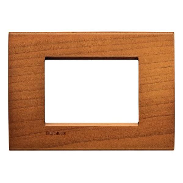 BTICINO - LNA4803LCA РАМКА 3М CHERRYWOOD ДЪРВО ПРАВОЪГЪЛНА LIVINGLIGHT