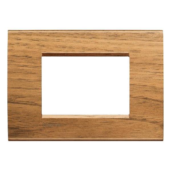 BTICINO - LNA4803LNC РАМКА 3М WALNUT ДЪРВО ПРАВОЪГЪЛНА LIVINGLIGHT