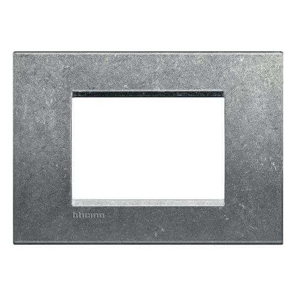 BTICINO - LNA4803NA РАМКА 3М NATIVE МЕТАЛНА ПРАВОЪГЪЛНА LIVINGLIGHT