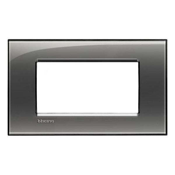 BTICINO - LNA4804KF РАМКА 4М LONDON FOG ПРАВОЪГЪЛНА LIVINGLIGHT