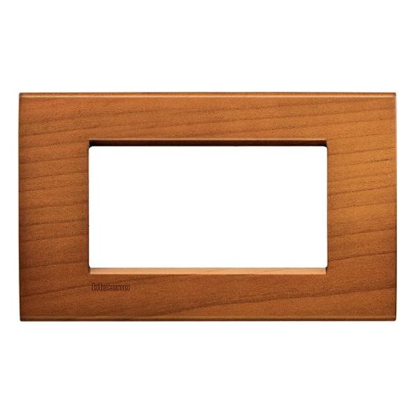 BTICINO - LNA4804LCA РАМКА 4М CHERRYWOOD ДЪРВО ПРАВОЪГЪЛНА LIVINGLIGHT
