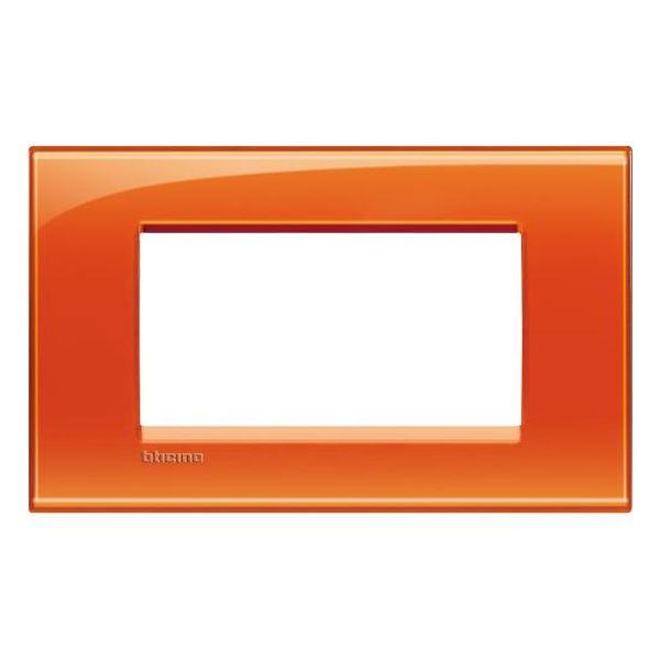 BTICINO - LNA4804OD РАМКА 4М ORANGE ПРАВОЪГЪЛНА LIVINGLIGHT
