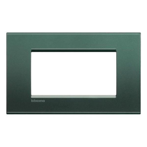 BTICINO - LNA4804PK РАМКА 4М PARK МЕТАЛНА ПРАВОЪГЪЛНА LIVINGLIGHT