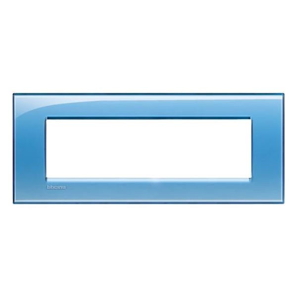 BTICINO - LNA4807AD РАМКА 7М BLUE ПРАВОЪГЪЛНА LIVINGLIGHT