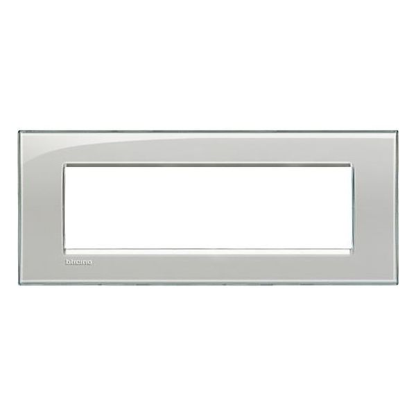 BTICINO - LNA4807KG РАМКА 7М ICE GREY ПРАВОЪГЪЛНА LIVINGLIGHT