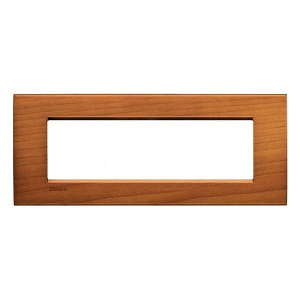 BTICINO - LNA4807LCA РАМКА 7М CHERRYWOOD ДЪРВО ПРАВОЪГЪЛНА LIVINGLIGHT