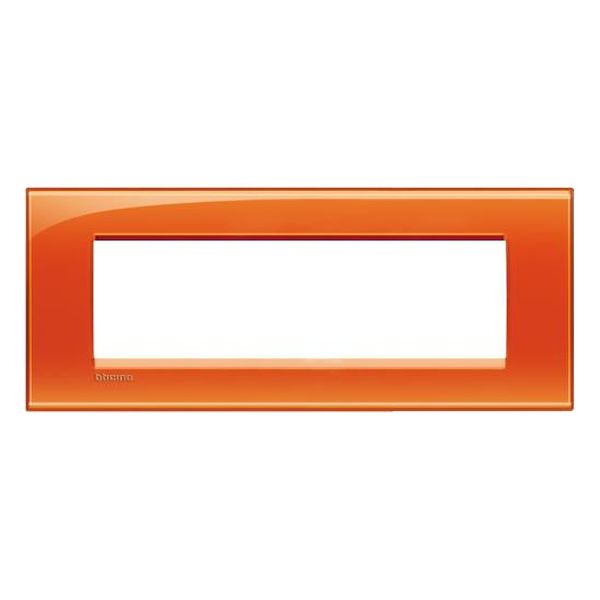 BTICINO - LNA4807OD РАМКА 7М ORANGE ПРАВОЪГЪЛНА LIVINGLIGHT