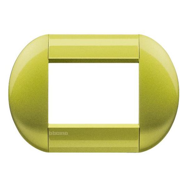 BTICINO - LNB4803CT РАМКА 3М CITRON МЕТАЛНА ЕЛИПСОВИДНА LIVINGLIGHT