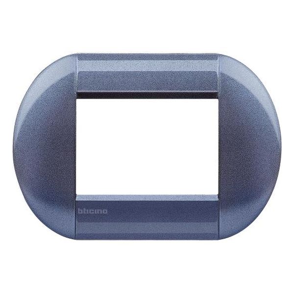 BTICINO - LNB4803GP РАМКА 3М GRAPE МЕТАЛНА ЕЛИПСОВИДНА LIVINGLIGHT