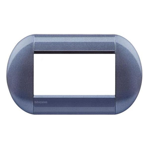 BTICINO - LNB4804GP РАМКА 4М GRAPE МЕТАЛНА ЕЛИПСОВИДНА LIVINGLIGHT