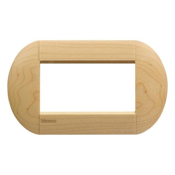 BTICINO - LNB4804LAE РАМКА 4М MAPLE ДЪРВО ЕЛИПСОВИДНА LIVINGLIGHT