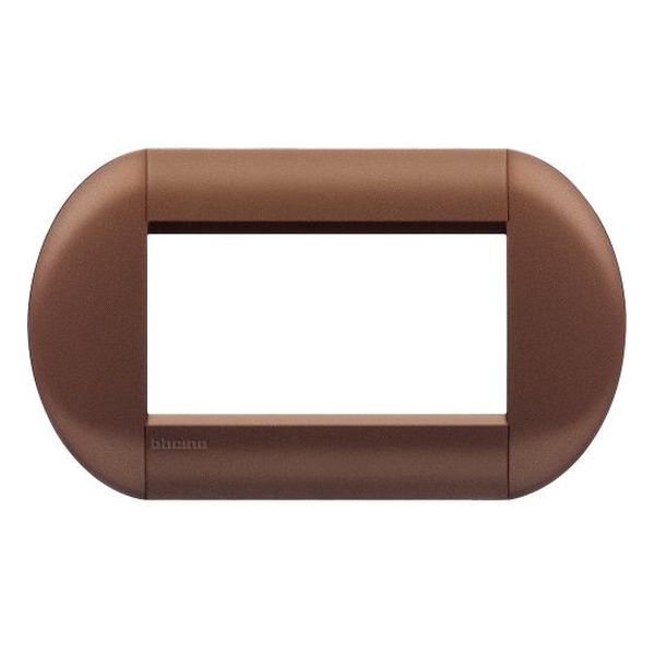 BTICINO - LNB4804MA РАМКА 4М MARRAKECH МЕТАЛНА ЕЛИПСОВИДНА LIVINGLIGHT