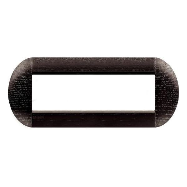 BTICINO - LNB4807LRW РАМКА 7М OAK ДЪРВО ЕЛИПСОВИДНА LIVINGLIGHT