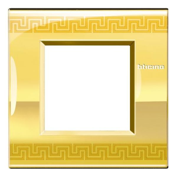 BTICINO - LNC4802GK РАМКА 2М GREEK МЕТАЛНА AIR