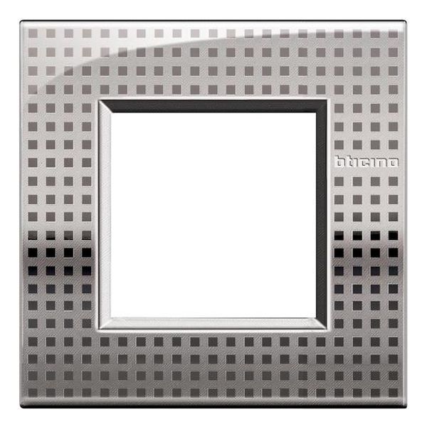 BTICINO - LNC4802NE РАМКА 2М NET МЕТАЛНА AIR