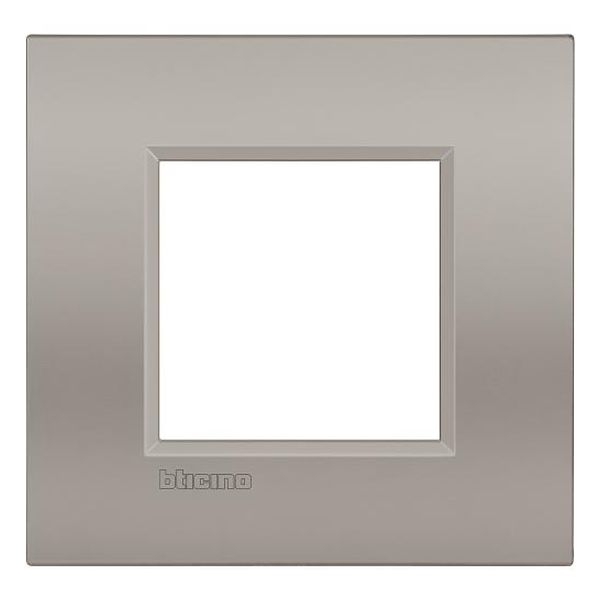 BTICINO - LNC4802SB РАМКА 2 МОД. МЕТАЛНА SAND AIR LL BTICINO
