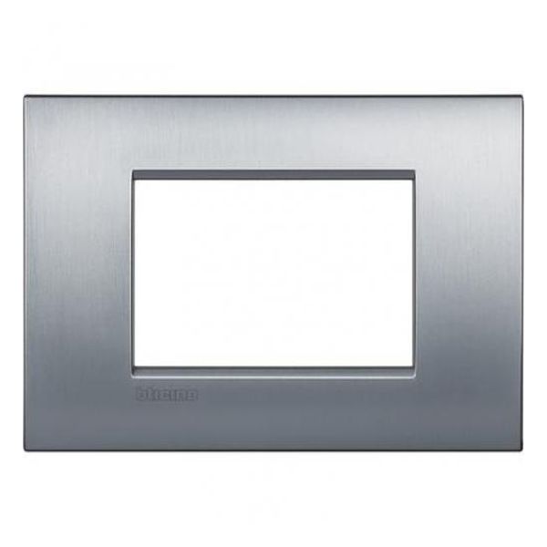 BTICINO - LNC4803CRS РАМКА 3 МОД. МЕТАЛНА BRUSHED CHROME AIR LL BTICINO