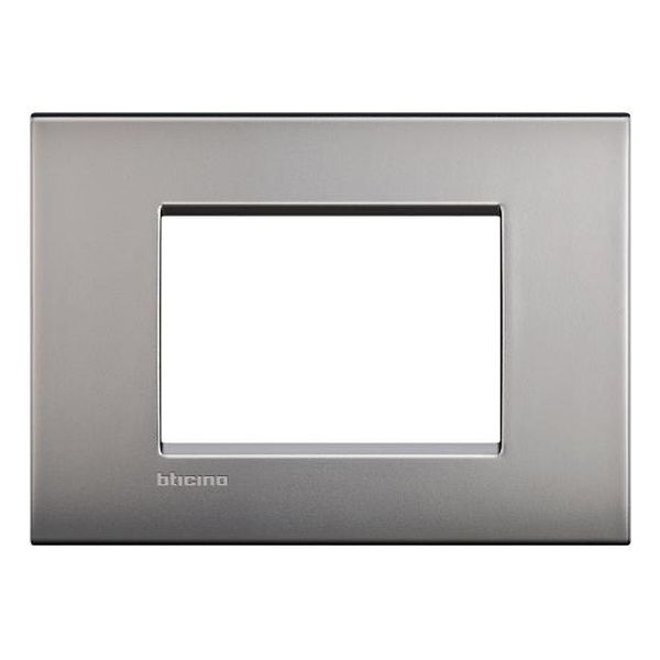 BTICINO - LNC4803NK РАМКА 3М NICKEL MAT МЕТАЛНА LIVINGLIGHT AIR