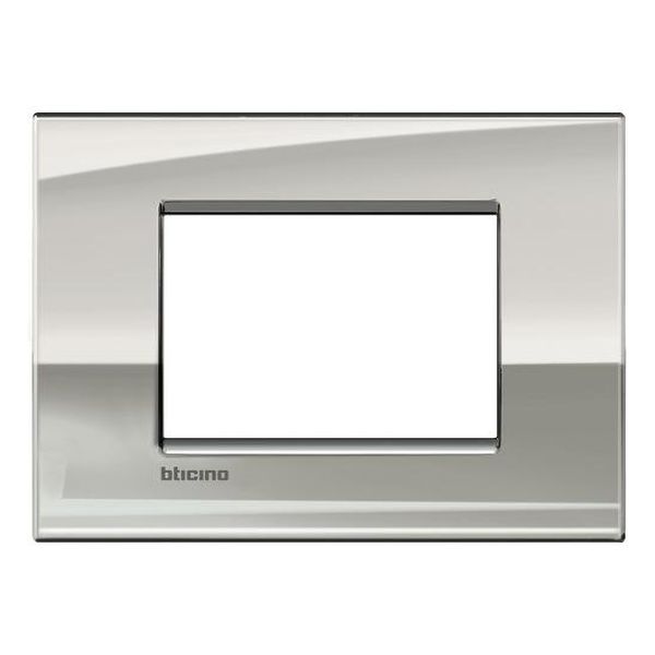 BTICINO - LNC4803PL РАМКА 3М PALLADIUM МЕТАЛНА LIVINGLIGHT AIR