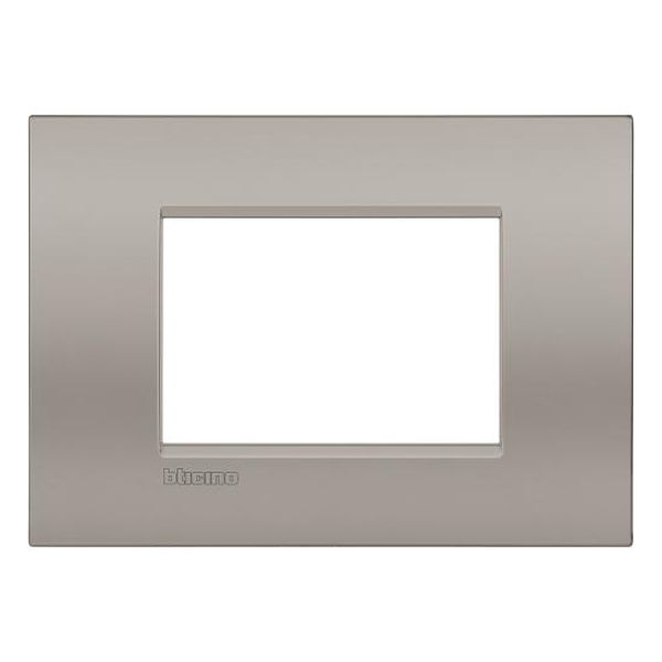 BTICINO - LNC4803SB РАМКА 3 МОД. МЕТАЛНА SAND AIR LL BTICINO