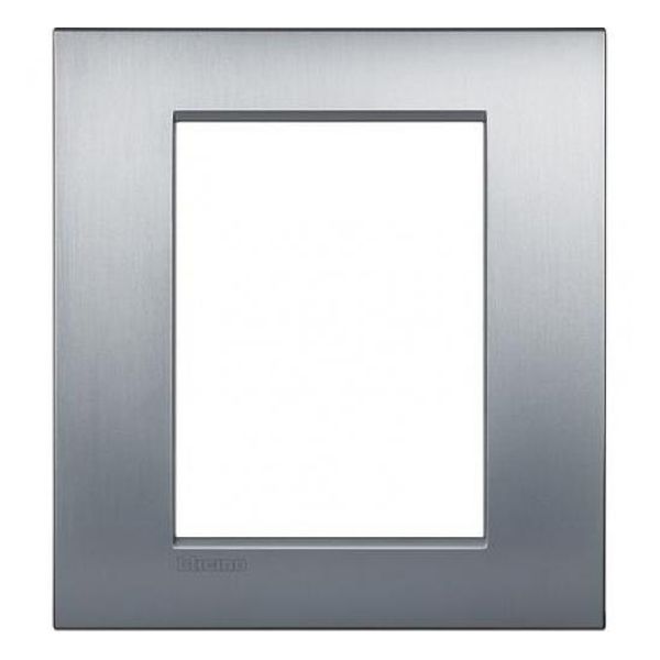 BTICINO - LNC4826CRS РАМКА 3+3 МОД. МЕТАЛНА BRUSHED CHROME AIR LL BTICINO