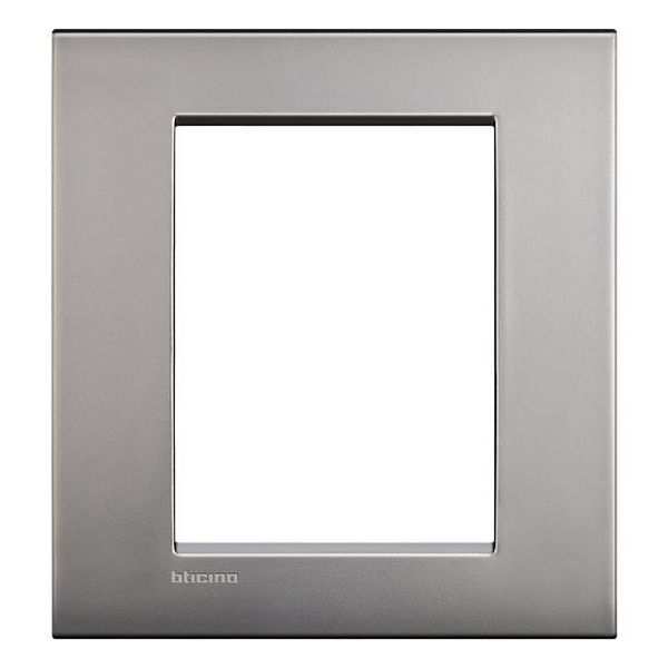 BTICINO - LNC4826NK РАМКА 3+3 МОДУЛА NICKEL MAT МЕТАЛНА LIVINGLIGHT AIR