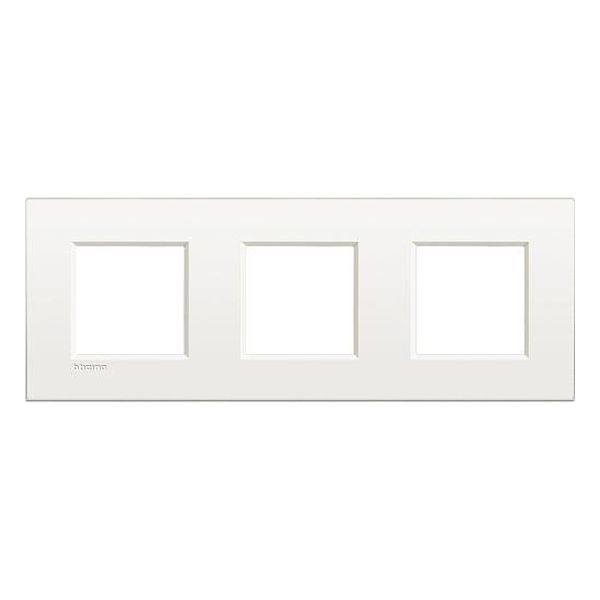 BTICINO - LNE4802M3BN ТРОЙНА РАМКА 3Х2М WHITE PURE LIVINGLIGHT AIR